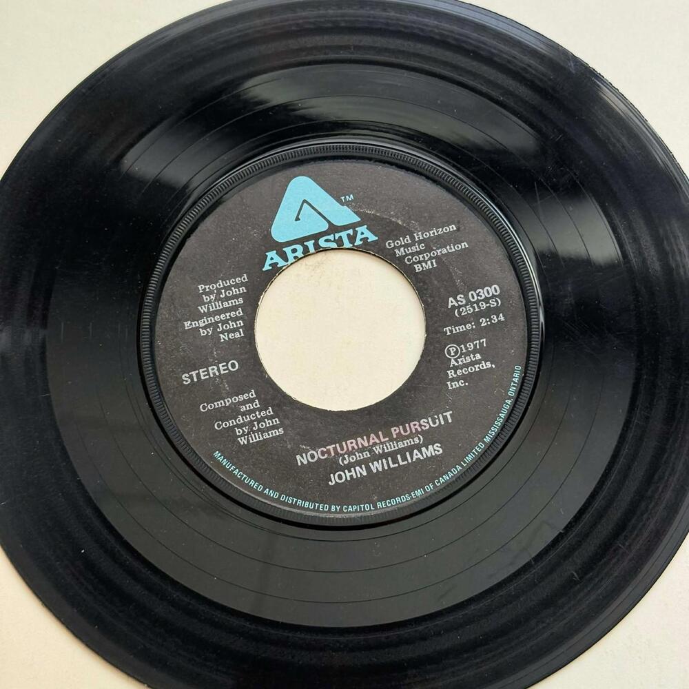 John Williams - Nocturnal Pursuit 45rpm VG+ R23